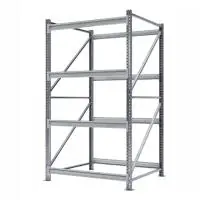 Стеллаж СФМ 2500х1500х600 (4 яруса без настила) Zn